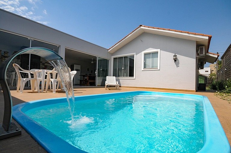 10 hóspedes - PISCINA água salgada - Cozinha GOURMET - 4 qua
