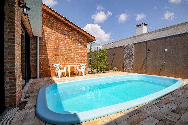 12 Hóspedes - Piscina água salgada e área Gourmet