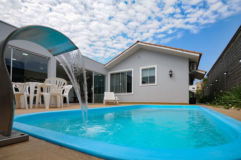 12 Hóspedes - Piscina água salgada - Área Gourmet