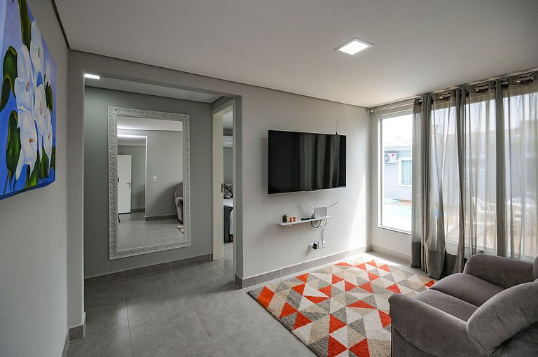 12 Hóspedes - Piscina água salgada - Área Gourmet