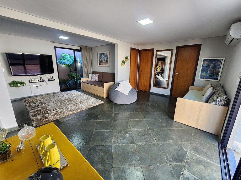 16 Hóspedes - Piscina água salgada e área Gourmet