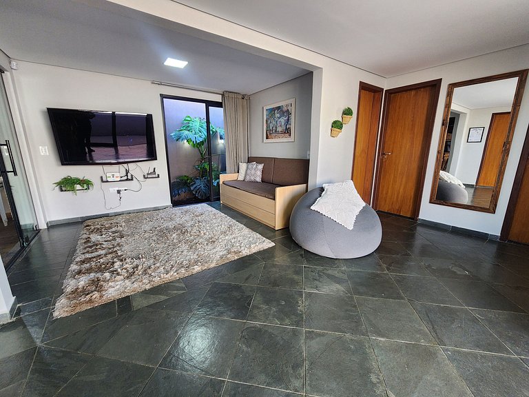 16 Hóspedes - Piscina água salgada e área Gourmet